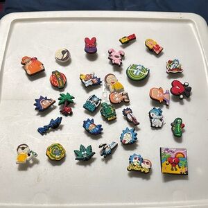Rick & Morty Character Shoe Charms Set (30 pieces)